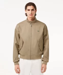 Lacoste Jackets & Coats-Showerproof Cotton Twill Harrington Jacket