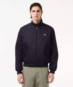 Lacoste Jackets & Coats-Showerproof Cotton Twill Harrington Jacket