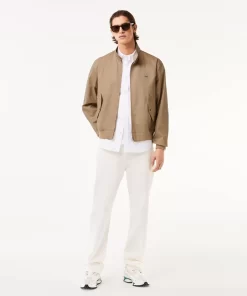 Lacoste Jackets & Coats-Showerproof Cotton Twill Harrington Jacket