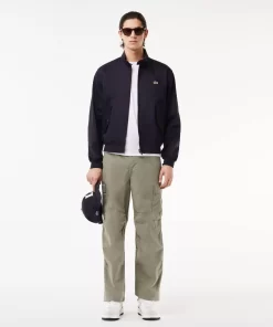 Lacoste Jackets & Coats-Showerproof Cotton Twill Harrington Jacket