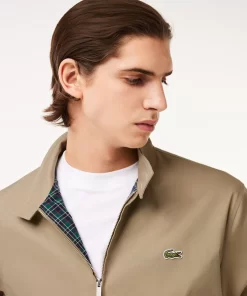 Lacoste Jackets & Coats-Showerproof Cotton Twill Harrington Jacket