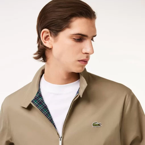 Lacoste Jackets & Coats-Showerproof Cotton Twill Harrington Jacket