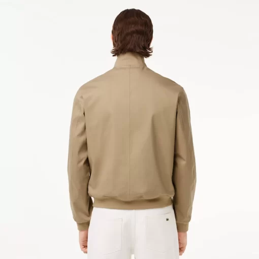 Lacoste Jackets & Coats-Showerproof Cotton Twill Harrington Jacket