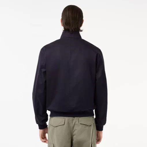 Lacoste Jackets & Coats-Showerproof Cotton Twill Harrington Jacket