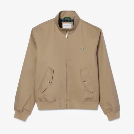 Lacoste Jackets & Coats-Showerproof Cotton Twill Harrington Jacket