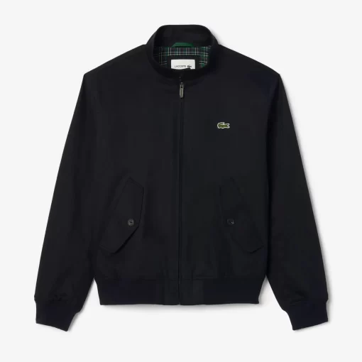 Lacoste Jackets & Coats-Showerproof Cotton Twill Harrington Jacket