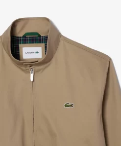 Lacoste Jackets & Coats-Showerproof Cotton Twill Harrington Jacket