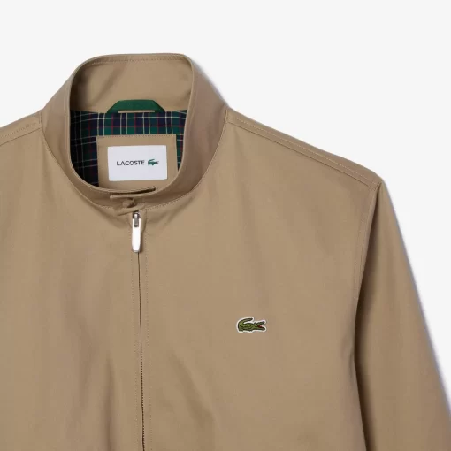 Lacoste Jackets & Coats-Showerproof Cotton Twill Harrington Jacket