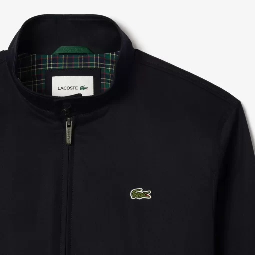 Lacoste Jackets & Coats-Showerproof Cotton Twill Harrington Jacket