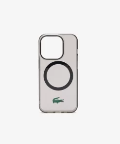 Lacoste Iphone Cases-Signature Croc Print Iphone 15 Pro Case