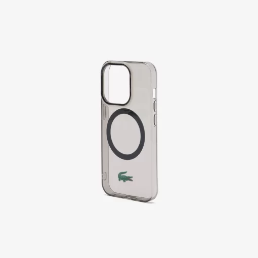 Lacoste Iphone Cases-Signature Croc Print Iphone 15 Pro Case