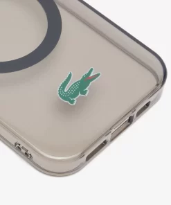 Lacoste Iphone Cases-Signature Croc Print Iphone 15 Pro Case