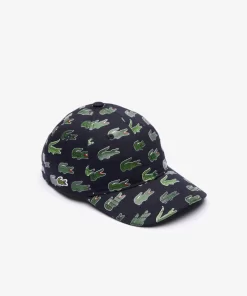 Lacoste Accessories-Signature Print Cotton Cap