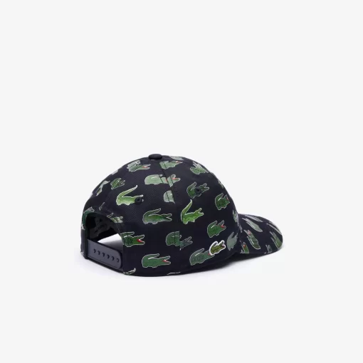 Lacoste Accessories-Signature Print Cotton Cap