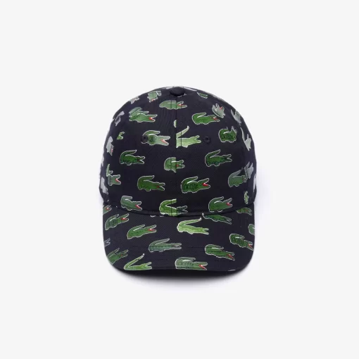 Lacoste Accessories-Signature Print Cotton Cap