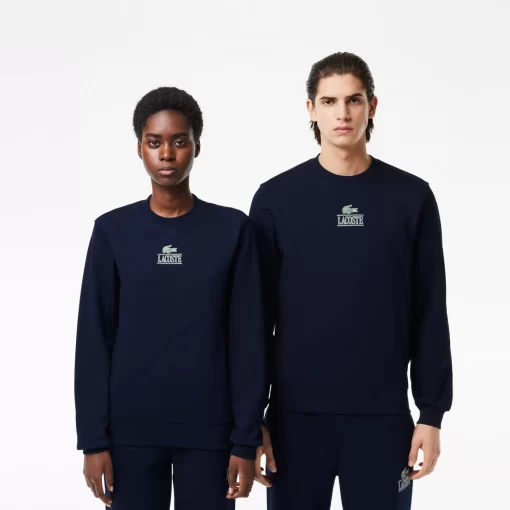 Lacoste Sweatshirts-Signature Print Jogger Sweatshirt