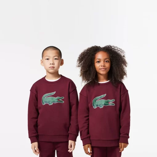 Lacoste Boy Clothing-Signature Print Jogger Sweatshirt