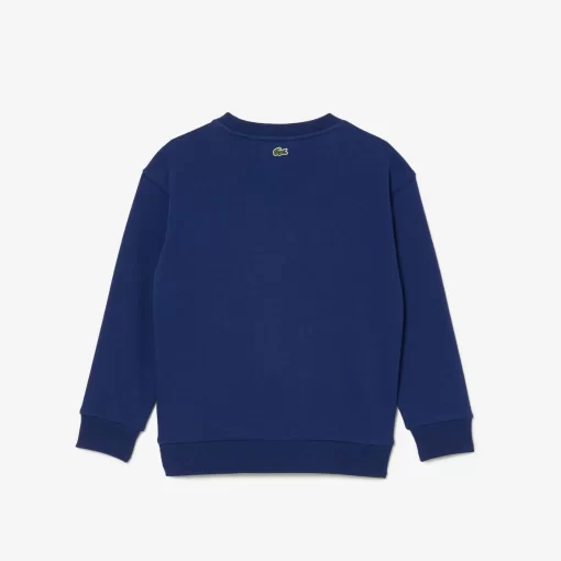 Lacoste Boy Clothing-Signature Print Jogger Sweatshirt