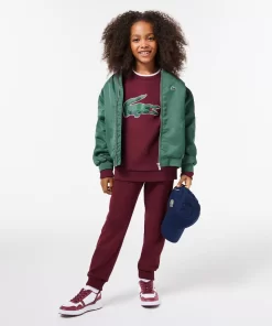 Lacoste Boy Clothing-Signature Print Jogger Sweatshirt