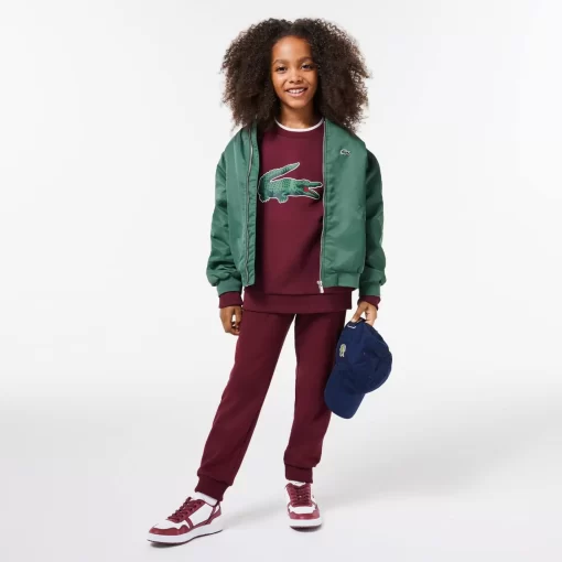 Lacoste Boy Clothing-Signature Print Jogger Sweatshirt