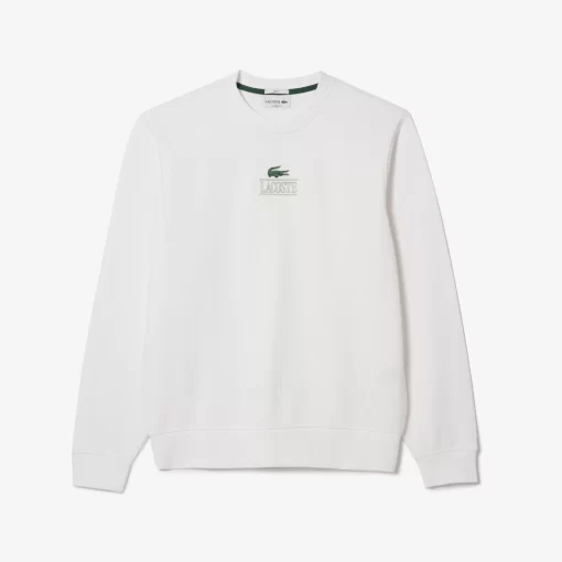 Lacoste Sweatshirts-Signature Print Jogger Sweatshirt