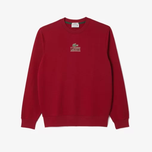 Lacoste Sweatshirts-Signature Print Jogger Sweatshirt