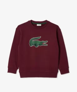 Lacoste Boy Clothing-Signature Print Jogger Sweatshirt