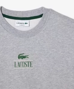 Lacoste Sweatshirts-Signature Print Jogger Sweatshirt