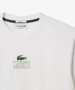 Lacoste Sweatshirts-Signature Print Jogger Sweatshirt