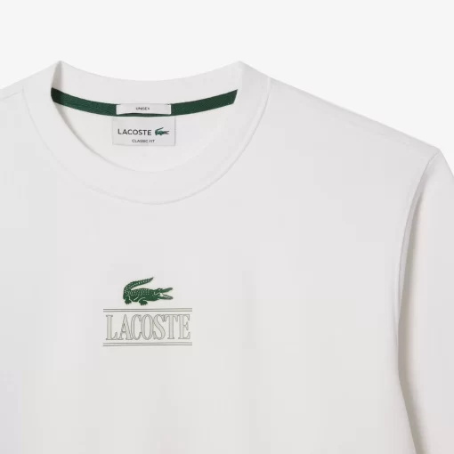 Lacoste Sweatshirts-Signature Print Jogger Sweatshirt