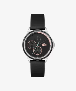 Lacoste Watches-Skyhook Multifunction Leather Watch