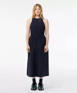 Lacoste Dresses & Skirts-Sleeveless Open Back Dress