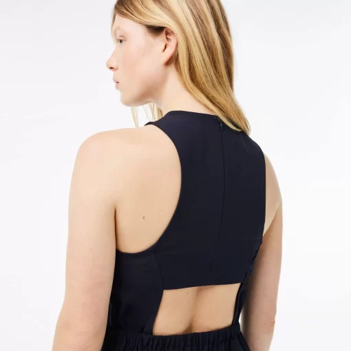 Lacoste Dresses & Skirts-Sleeveless Open Back Dress