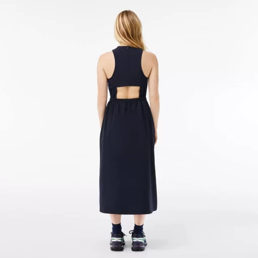 Lacoste Dresses & Skirts-Sleeveless Open Back Dress