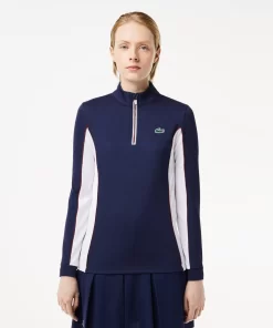 Lacoste Tennis-Slim Fit Contrast Sleeve Sport Sweatshirt