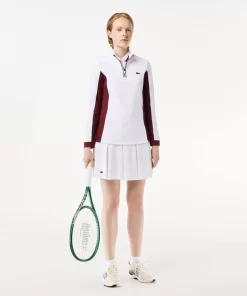 Lacoste Tennis-Slim Fit Contrast Sleeve Sport Sweatshirt