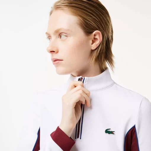 Lacoste Tennis-Slim Fit Contrast Sleeve Sport Sweatshirt