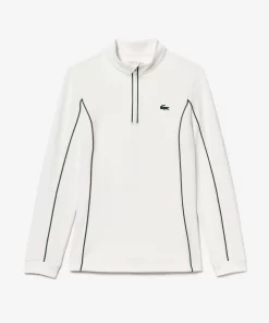 Lacoste Tennis-Slim Fit Contrast Sleeve Sport Sweatshirt