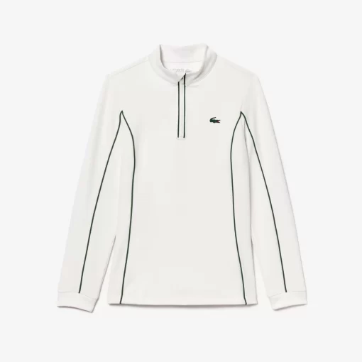 Lacoste Tennis-Slim Fit Contrast Sleeve Sport Sweatshirt