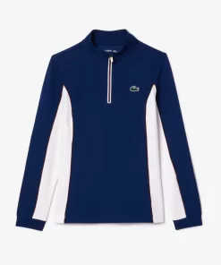 Lacoste Tennis-Slim Fit Contrast Sleeve Sport Sweatshirt