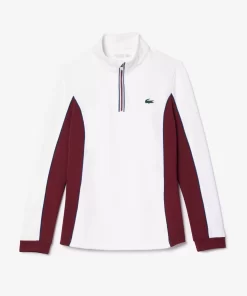 Lacoste Tennis-Slim Fit Contrast Sleeve Sport Sweatshirt