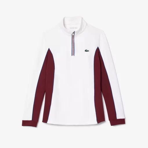 Lacoste Tennis-Slim Fit Contrast Sleeve Sport Sweatshirt