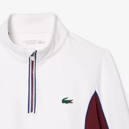 Lacoste Tennis-Slim Fit Contrast Sleeve Sport Sweatshirt