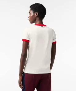 Lacoste T-Shirts-Slim Fit Cotton Tennis Badge T-Shirt