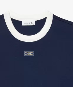 Lacoste T-Shirts-Slim Fit Cotton Tennis Badge T-Shirt