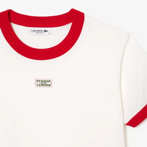 Lacoste T-Shirts-Slim Fit Cotton Tennis Badge T-Shirt