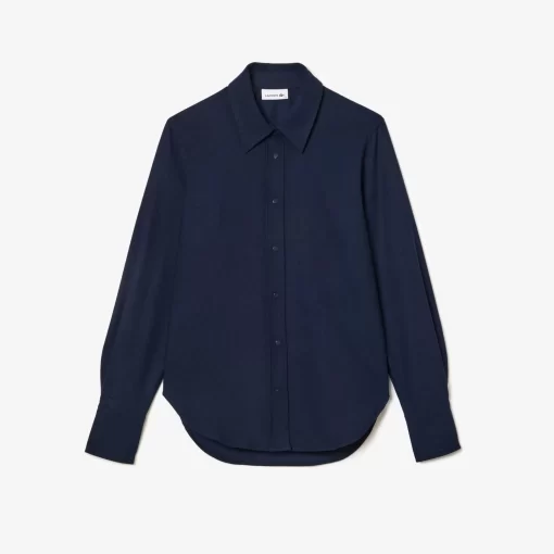 Lacoste Shirts & Tops-Slim Fit Flannel Shirt