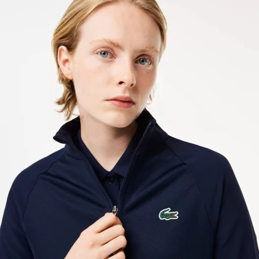 Lacoste Sport Clothing-Slim Fit Golf Fleece Layering Jacket