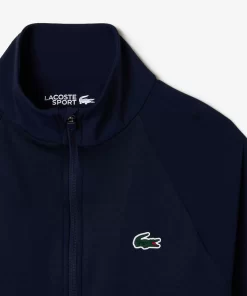 Lacoste Sport Clothing-Slim Fit Golf Fleece Layering Jacket