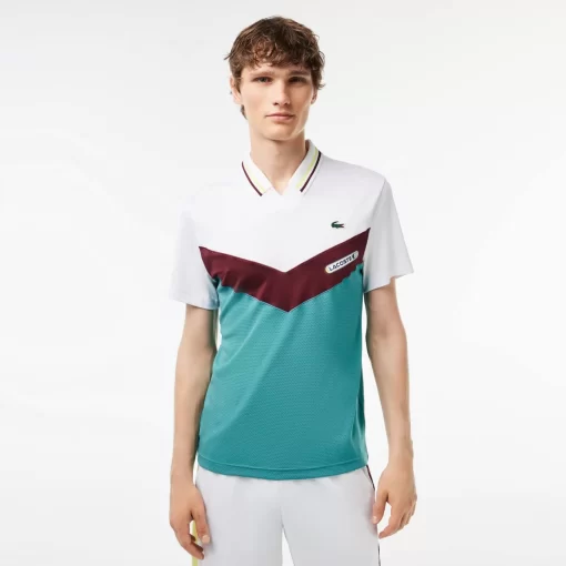 Lacoste Tennis-Slim Fit Tennis X Daniil Medvedev Seamless Effect Polo Shirt